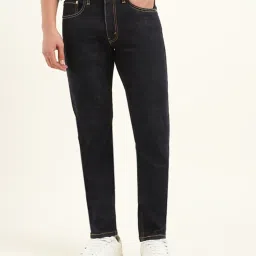 Levi's 512 Dark Blue Cotton Slim Fit Jeans image 1