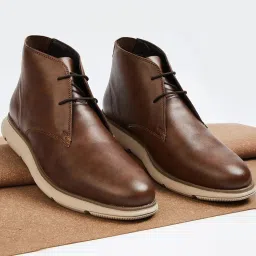 Code by Lifestyle Men's Tan Chukka Boots image 1