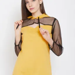 Belle Fille Yellow Full Sleeves Sweatshirt-picture-17