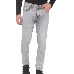 Being Human Grey Heavily Washed Jeans-image-42