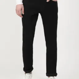 Wrangler Black Cotton Slim Fit Jeans-picture-19
