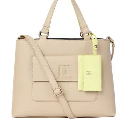TOMMY HILFIGER Beige LUCILLE II Bowler Bag image 1