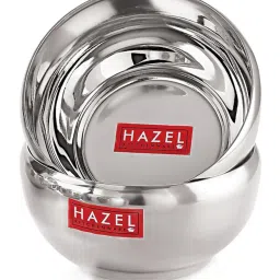 HAZEL Silver Stainless Steel Bowl for Dessert - Set of 4 (100ml) image 5
