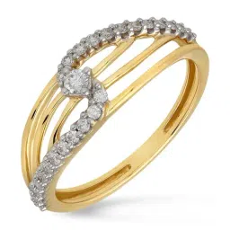 Malabar Gold and Diamonds 18k IGI Certified Diamond Yellow Gold Ring for Women-picture-31