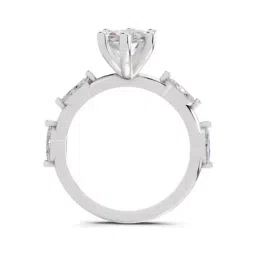 Sparkles Lab Grown Diamond 14k (585) White Gold Ring for Women image 3