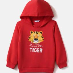 Nauti Nati Boys Red Graphic Regular Fit Sweatshirt-picture-15