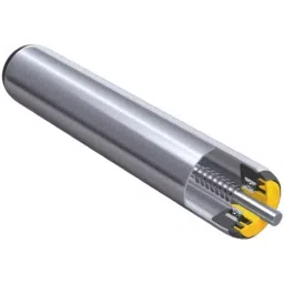 Interroll Round Conveyor Roller Spring Loaded 50mm Dia. x 750mm L 3000N Load Capacity 11mm Spindle 780mm Overall, RD-17X2JAAHAC RL750-picture-13