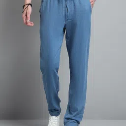 Monte Carlo Light Blue Regular Fit Trackpants image 1