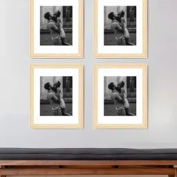 Art Street Synthetic Wood White Photo Frame (11 x 14 Inch) - Set of 4 image 1