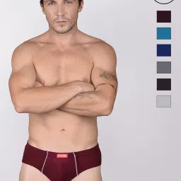 Frenchie Assorted Cotton Skinny Fit Briefs - Pack Of 6 image 1