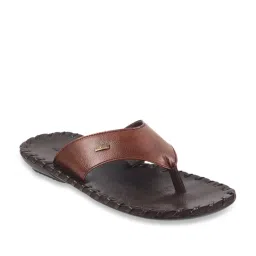 Walkway Men's Brown Thong Sandals image 1