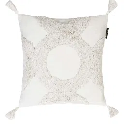 HOSTA HOMES White Cotton Cushion Cover - Set of 2 image 2