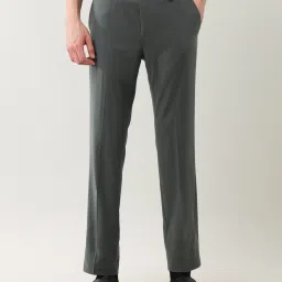 Arrow Green Regular Fit Trousers image 1
