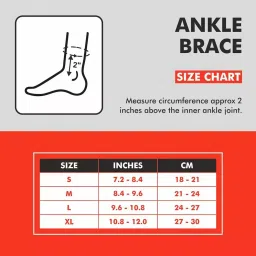 Samson Ankle Brace Adjustable Support Extra Large, AK-0708 image 4