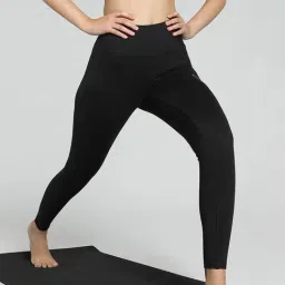 Puma Black Mid Rise Sports Tights-image-70