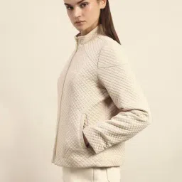 Vero Moda Off White Regular Fit Jacket image 3