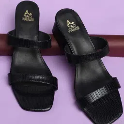 Tao Paris Women's Eve Black Casual Sandals image 1