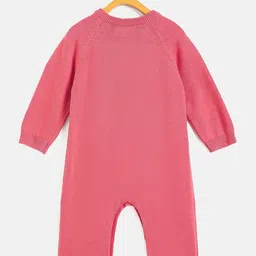 JWAAQ Infants Printed Cotton Winter Romper With Cap image 3