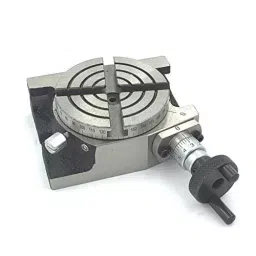 Assorts HV4 Rotary Table 110 mm (4 Inch) 3 Slots Caste Iron & Tool Steel image 5