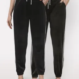 NEUDIS Black & Green Track Pants - Pack Of 2 image 1