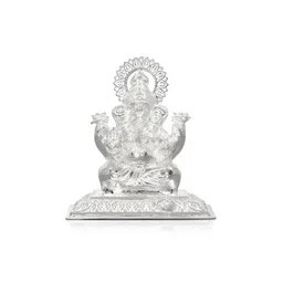 BHIMA Silver Ganesha Murti Religious 925 Sterling Silver Idol Showpiece-picture-38