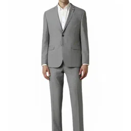Van Heusen Grey Slim Fit Two Piece Suit-picture-40
