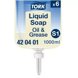 Tork Unscented Oil and Grease Hand Cleaner Soap with EU Ecolabel 1 L Bottle, 420401-image-99