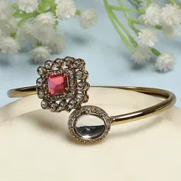 Biba Red Brass Bracelet for Women-image-74