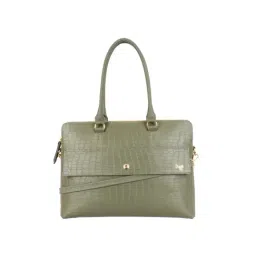 Baggit Grey Textured Large Handbag-image-10