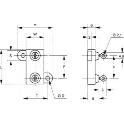 Vishay Chassis Mount Resistor Thick Film 25 W Power Rating 33 Ω Resistance, RCH25S33R00JS06 image 2