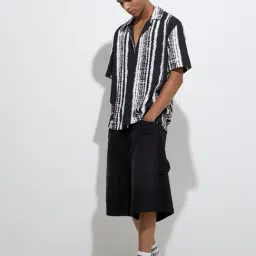 nuon men Nuon by Westside Off-White Tie-Dye Design Relaxed-Fit Shirt image 3