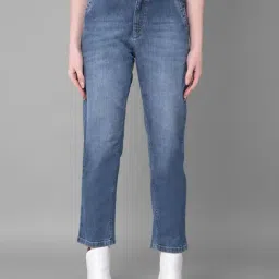 Crimsoune Club Blue Relaxed Fit Mid Rise Jeans-image-70