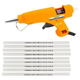 Fadman 20 W Standard Temperature Hot Melt Mini Glue Gun with 9 Stick Yellow 7 mm Stick Dia., SH_yelmini20wtt9s-picture-47