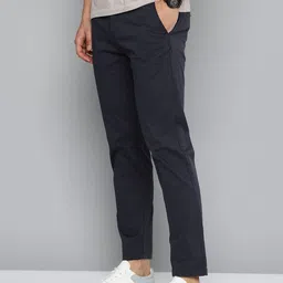 Flying Machine Men Slash Slim Tapered Fit Chinos Trousers-image-77