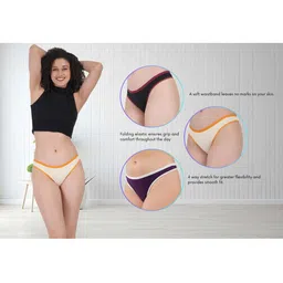 KELLPAR 3-Pcs Low Rise Thong Briefs image 4