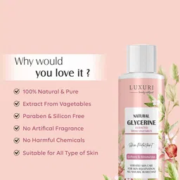 Luxuri Natural Glycerine Face Wash For Softens & Moisturizes - 100 ml image 5