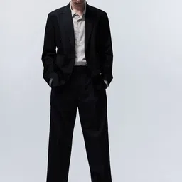 H&M Relaxed Fit Suit Trousers-picture-32