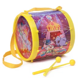 Ratnas Junior Musical Dholak Circus Print - Color & Print May Vary-picture-15