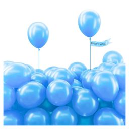 Bubble Trouble Metallic Balloon Pack of 200 - Blue-picture-35