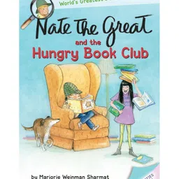 Nate the Great and the Hungry Book Club Story Book By Marjorie Weinman Sharmat - English-image-82