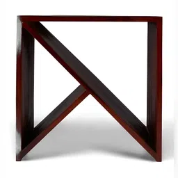 Ikiriya Red Square-Shaped Bedside Table image 5