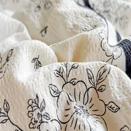 JC HOME Floral 4 Piece Double Queen Regular Bedding Set image 5