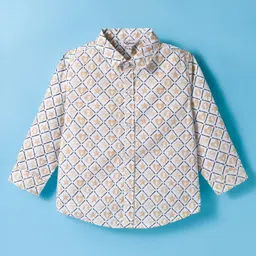 ToffyHouse Poplin Woven Full Sleeves Printed Party Shirt & Trouser Set With Bow & Suspender - Black image 3