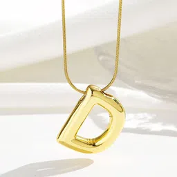 DressBerry Gold-Plated Contemporary Shaped Pendants With Chains image 3