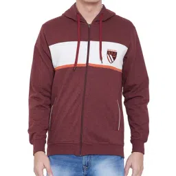 Duke Maroon Full Sleeves Cotton Hoodie-picture-28