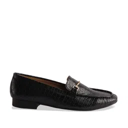 Eridani Women's Jessy Black Loafers image 1