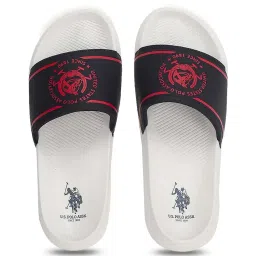 U.S. Polo Assn. Men's ZANE 4.0 Navy Slides image 1