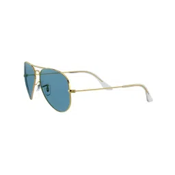 Ray-Ban 0RB3025 Light Blue Polarized Icons Aviator - 58 mm image 2