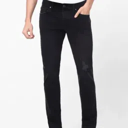celio celio* Black Slim Fit Lightly Washed Jeans-picture-34