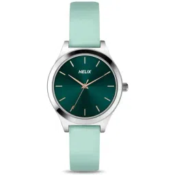 Helix By Timex Green Round Dial Analog Leather Women Watch - TW049HL05-picture-14